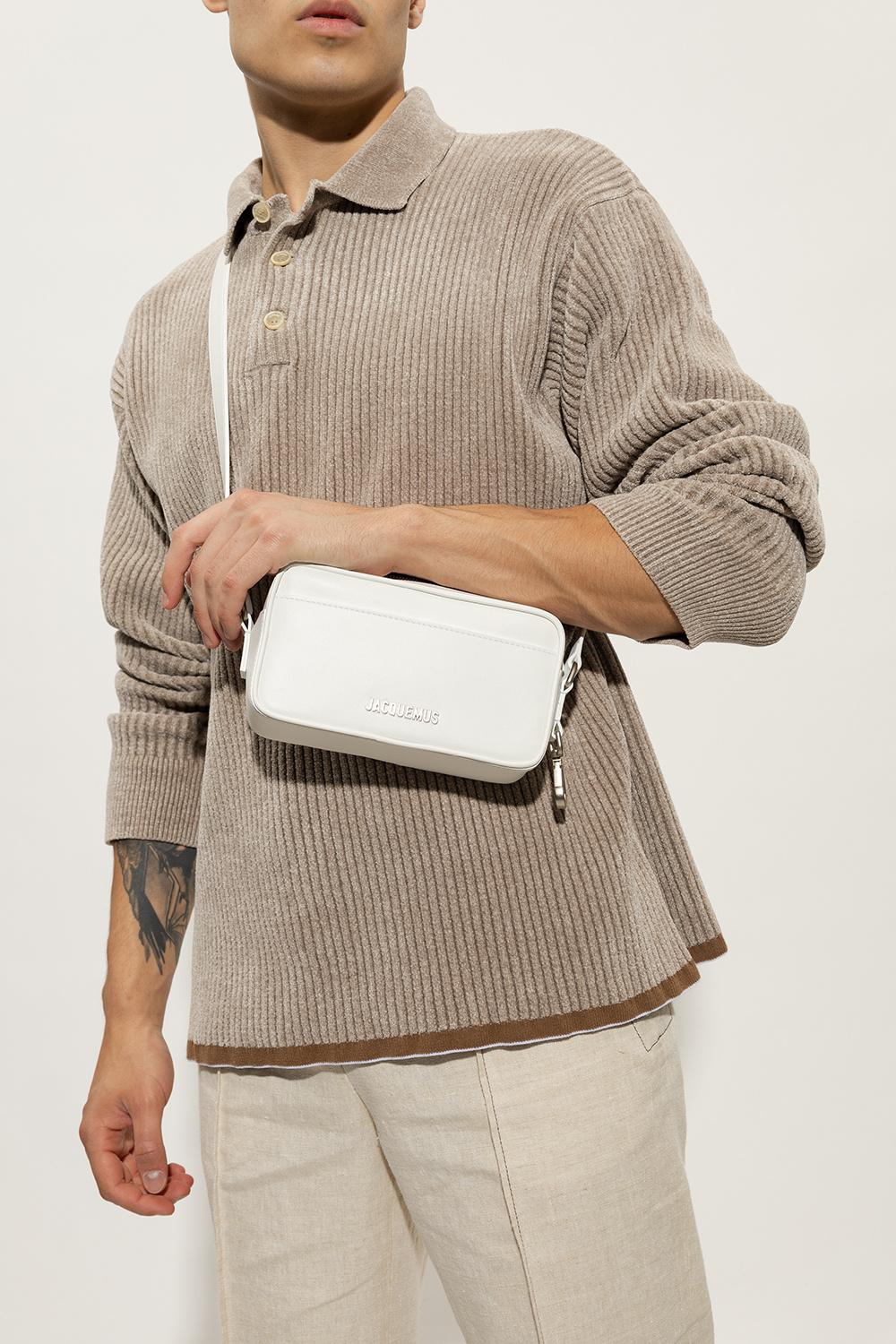 【関税＆送料込み】Jacquemus 'Le Baneto' White Shoulder Bag 09edec46-6b8c-4226-ab08-
